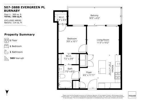 507-3888 Evergreen Place, Burnaby, BC 