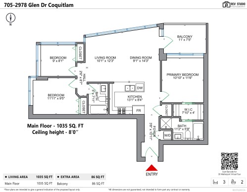 705-2978 Glen Drive, Coquitlam, BC 