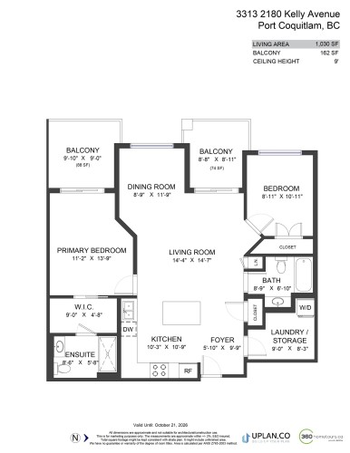 3313-2180 Kelly Avenue, Port Coquitlam, BC 