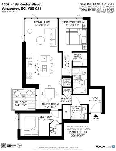 1207-188 Keefer Street, Vancouver, BC 