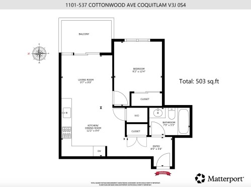 1101-537 Cottonwood Avenue, Coquitlam, BC 
