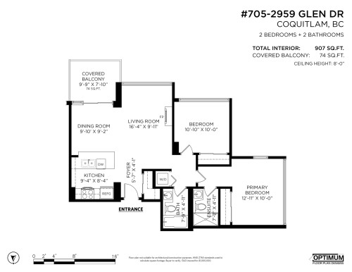 705-2959 Glen Drive, Coquitlam, BC 