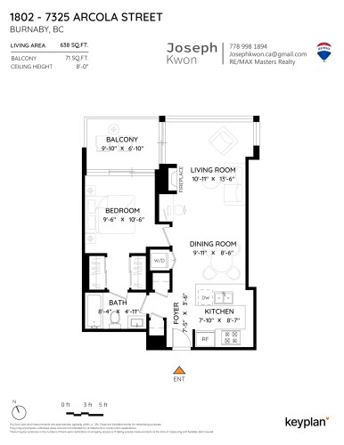 1802-7325 Arcola Street, Burnaby, BC 