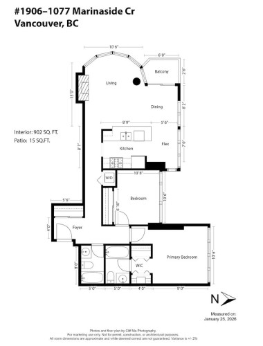 1906-1077 Marinaside Crescent, Vancouver, BC 