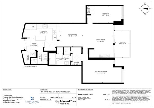 804-3061 Kent Avenue N, Vancouver, BC 