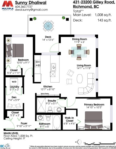431-23200 Gilley Road, Richmond, BC 
