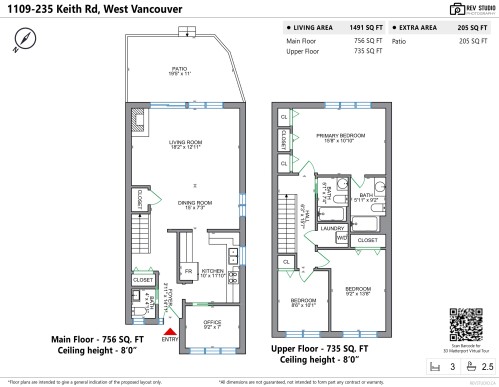 1109-235 Keith Road, West Vancouver, BC 