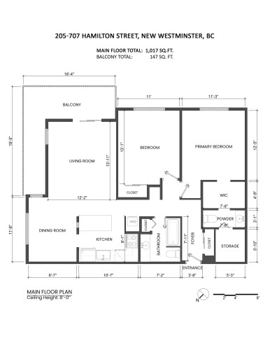 205-707 Hamilton Street, New Westminster, BC 