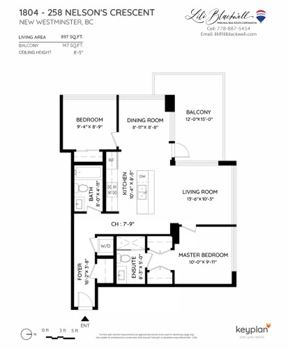 1804-258 Nelson'S Court, New Westminster, BC 