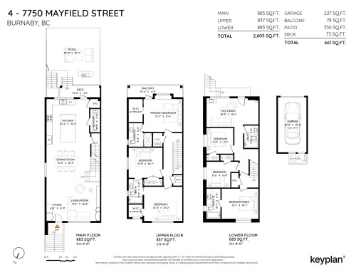4-7750 Mayfield Street, Burnaby, BC 