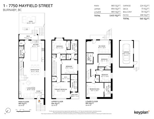 1-7750 Mayfield Street, Burnaby, BC 