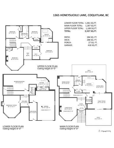 1365 Honeysuckle Lane, Coquitlam, BC 
