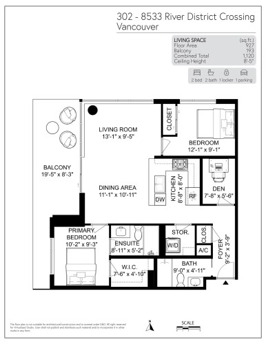 302-8533 River District Crossing, Vancouver, BC 