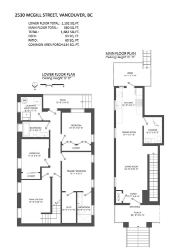 2530 Mcgill Street, Vancouver, BC 