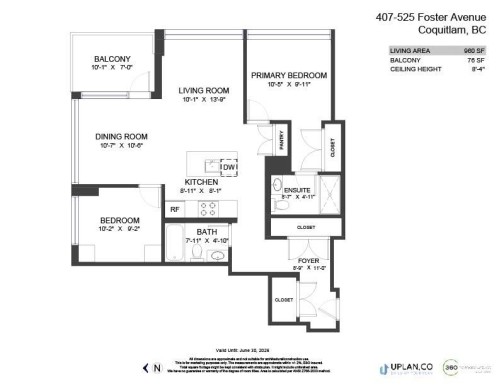 407-525 Foster Avenue, Coquitlam, BC 