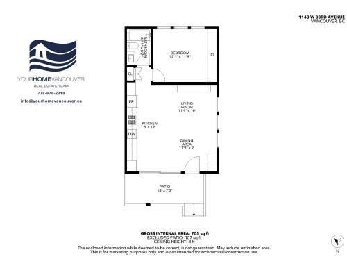 1143 33Rd Avenue W, Vancouver, BC 