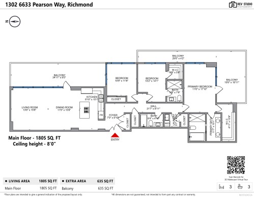 1302-6633 Pearson Way, Richmond, BC 