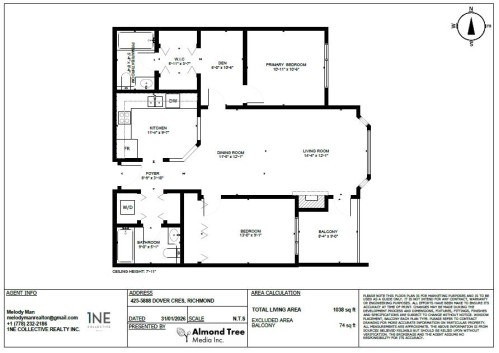 425-5888 Dover Crescent, Richmond, BC 