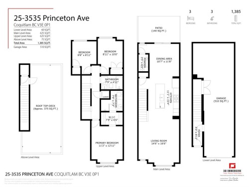 25-3535 Princeton Avenue, Coquitlam, BC 
