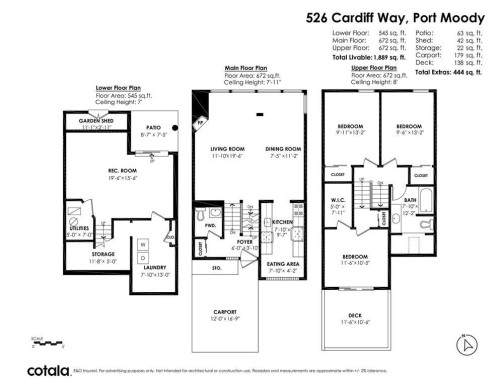 526 Cardiff Way, Port Moody, BC 