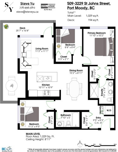 509-3229 St Johns Street, Port Moody, BC 