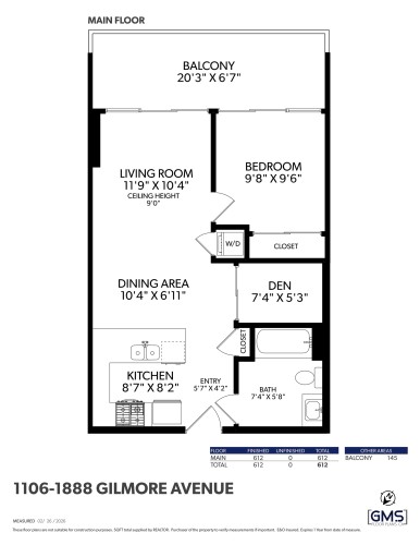 1106-1888 Gilmore Avenue, Burnaby, BC 