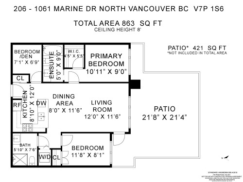 206-1061 Marine Drive, North Vancouver, BC 