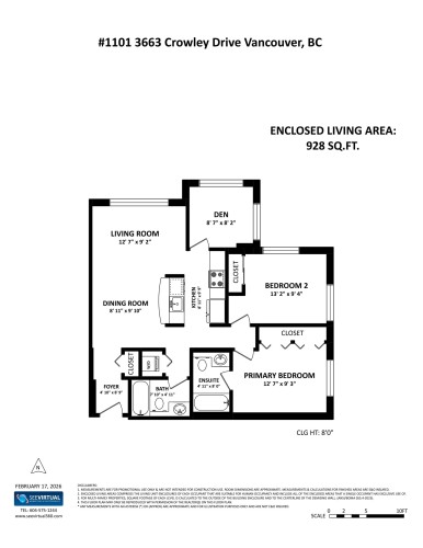 1101-3663 Crowley Drive, Vancouver, BC 