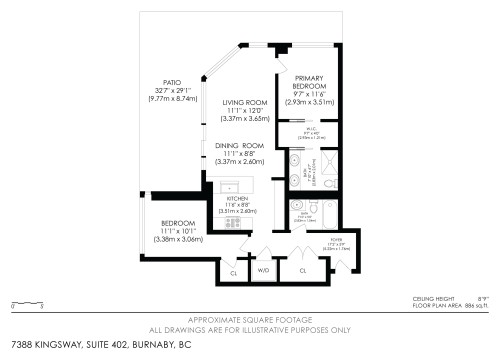 402-7388 Kingsway, Burnaby, BC 