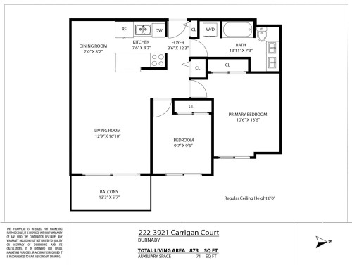 222-3921 Carrigan Court, Burnaby, BC 