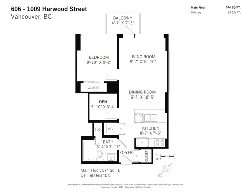 606-1009 Harwood Street, Vancouver, BC 