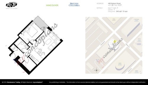 703-480 Robson Street, Vancouver, BC 