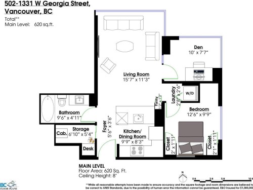 502-1331 Georgia Street W, Vancouver, BC 