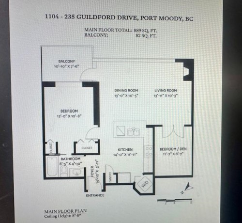 1104-235 Guildford Way, Port Moody, BC 