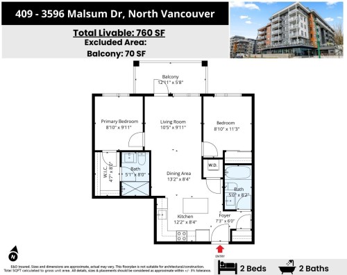 409-3596 Malsum Drive, North Vancouver, BC 