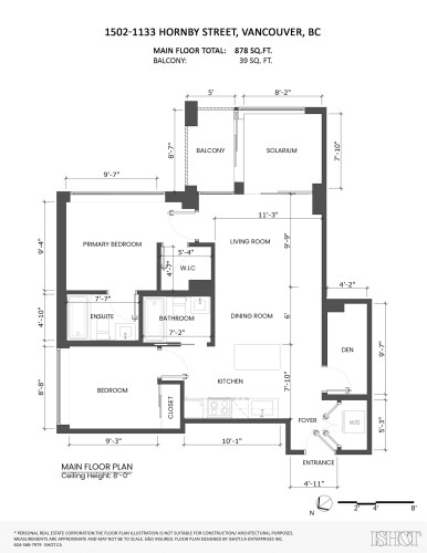 1502-1133 Hornby Street, Vancouver, BC 