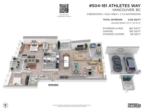 504-181 Athletes Way, Vancouver, BC 