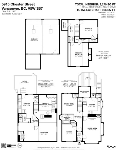 5915 Chester Street, Vancouver, BC 