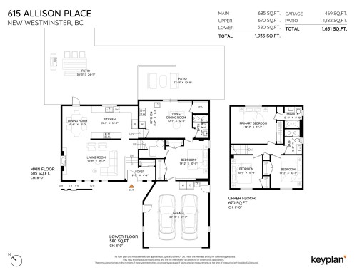 615 Allison Place, New Westminster, BC 