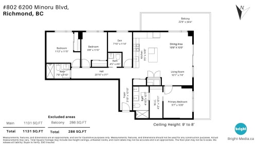 802-6200 Minoru Boulevard, Richmond, BC 
