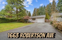 1663 Robertson Avenue  Port Coquitlam, BC V3B 1C9