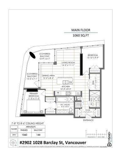 2902-1028 Barclay Street, Vancouver, BC 