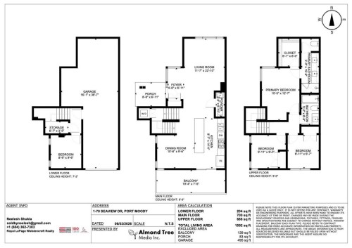 1-70 Seaview Drive, Port Moody, BC 