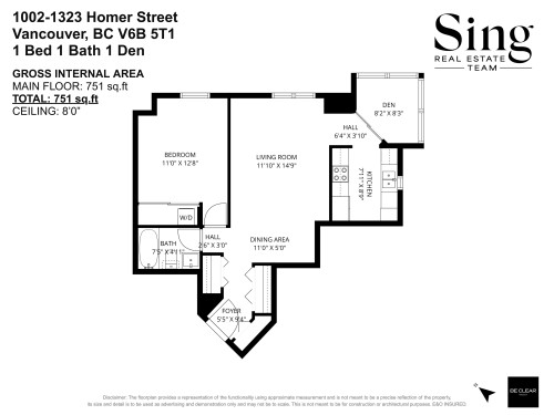 1002-1323 Homer Street, Vancouver, BC 