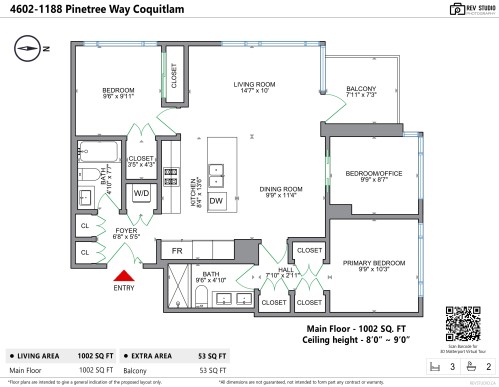 4602-1188 Pinetree Way, Coquitlam, BC 