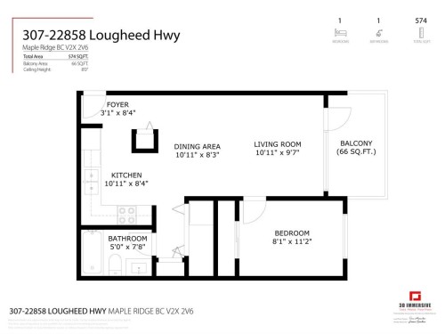 307-22858 Lougheed Highway, Maple Ridge, BC 