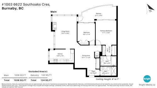 1003-6622 Southoaks Crescent, Burnaby, BC 
