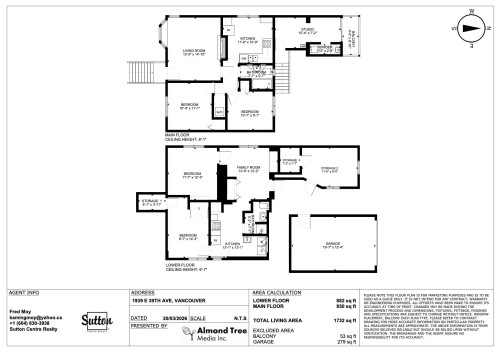 1939 39Th Avenue E, Vancouver, BC 