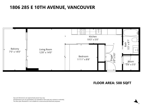 1806-285 10Th Avenue E, Vancouver, BC 