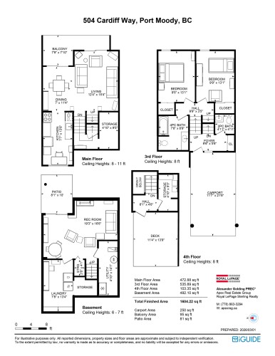 504 Cardiff Way, Port Moody, BC 